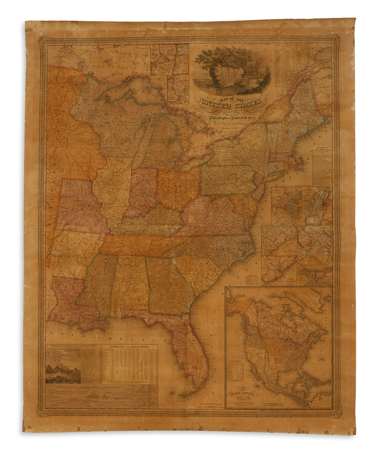 MITCHELL, SAUMUEL AUGUSTUS; and YOUNG, JAMES H. Map of the United States.